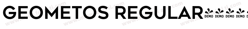 Geometos Regular字体转换